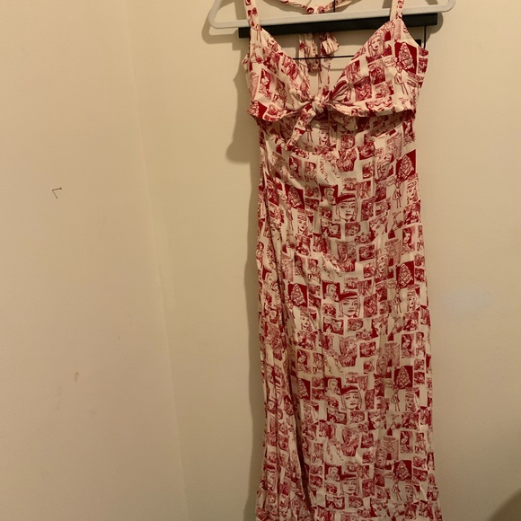 NWT Reformation Monaco dress in Red Cartoon Sz 6 - Picture 2 of 4